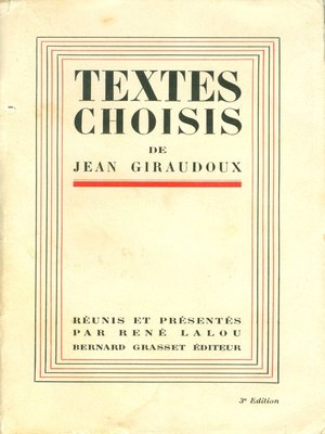 cover image of Textes Choisis